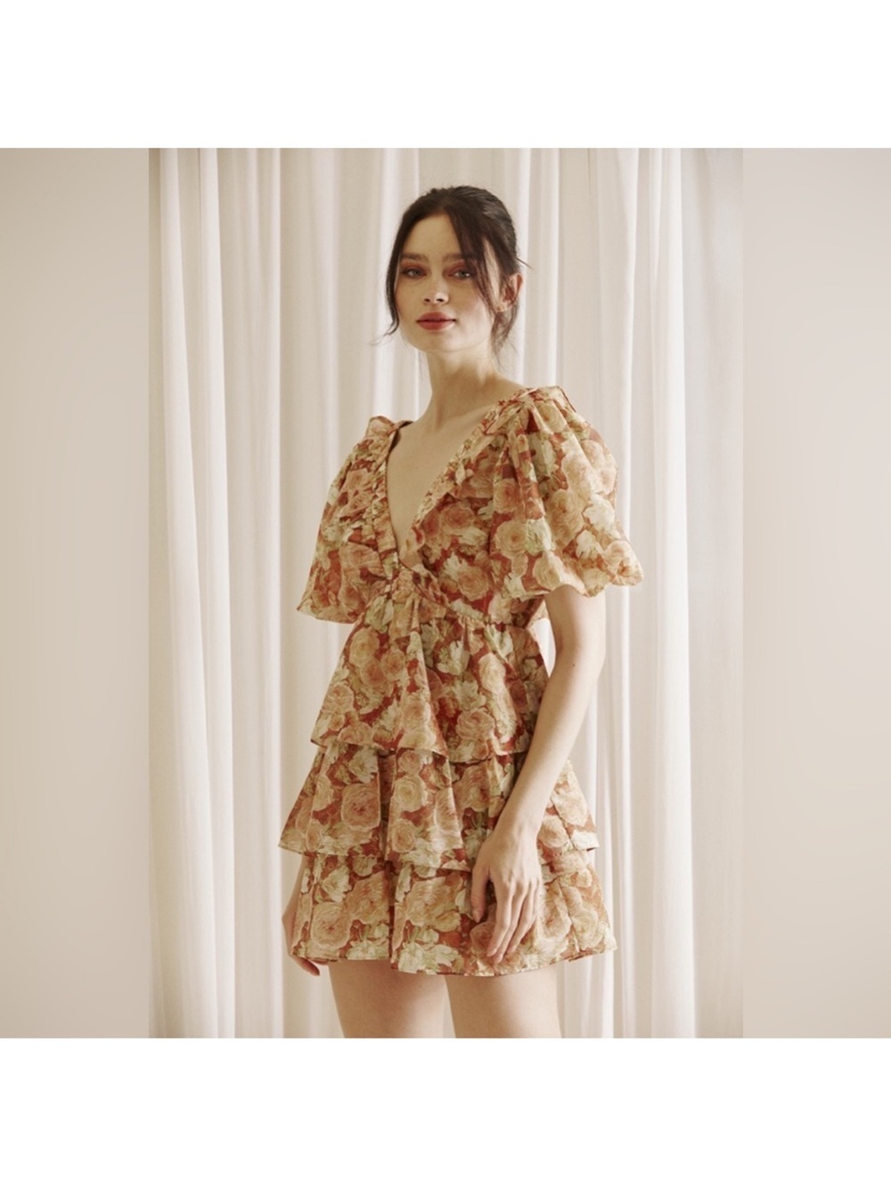 Storia Floral Babydoll Dress